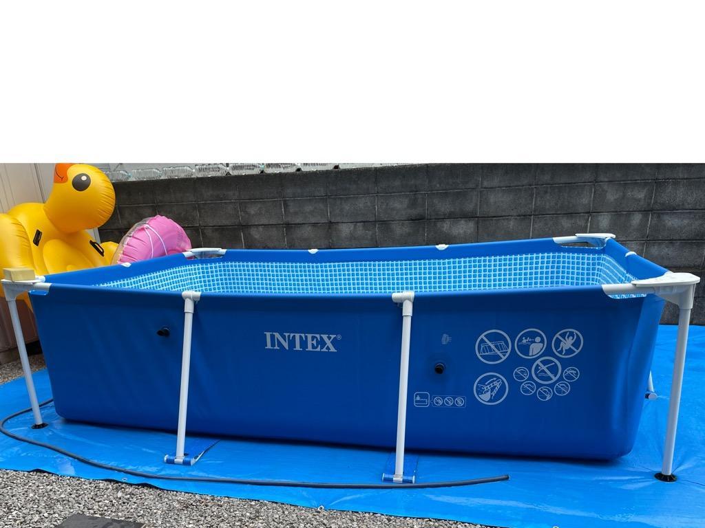 コストコ - 新品未使用未開封 INTEX インテックスフレームプール　3m×2m×75cm 新品 ☆ コストコ インテックス 3x2m フレームプール カバー