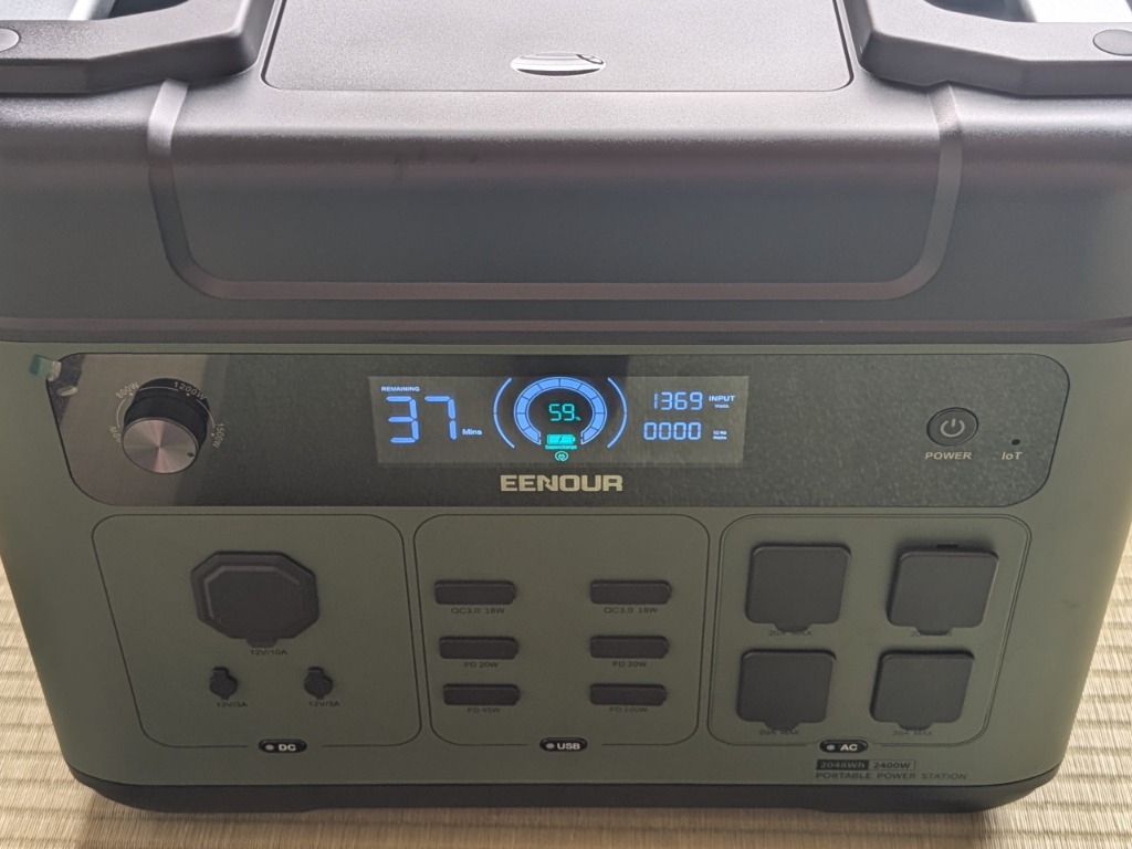 EENOUR P2001 （ポータブル電源 2000Wh/定格2000W 最大16台充