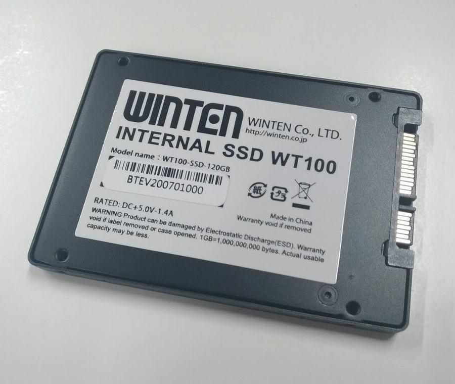 10/31までの特典】SSD 120GB【5年保証 スペーサー付 送料無料即日出荷】WINTEN WT100-SSD-120GB SATA3  6Gbps 3D NANDフラッシュ搭載 内蔵型SSD 120G 120 5584 :5584:WINTEN WINDOOR店 - 通販 -  Yahoo!ショッピング