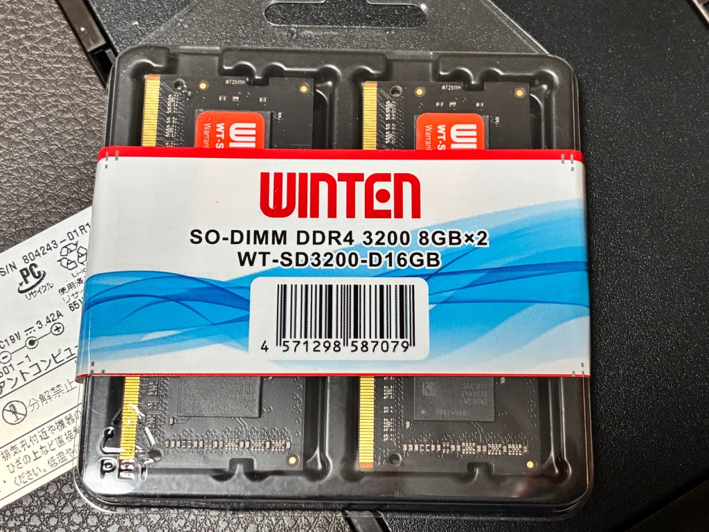 メモリー WINTEN SO-DIMM DDR4 2400 16GB 612uRwfhuqL._AC_UF350,