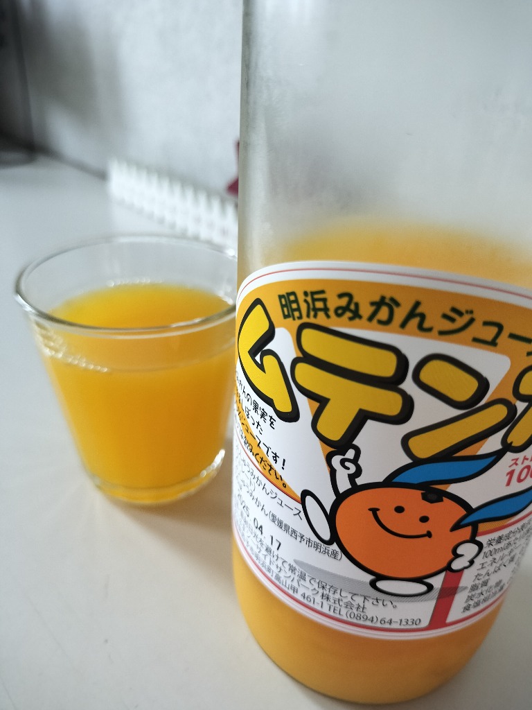 安心無添加！愛媛県明浜町の100％みかんジュース ムテンカ720ml 6本箱入り : mutenka6 : ワインと地酒の店かたやま - 通販 -  Yahoo!ショッピング