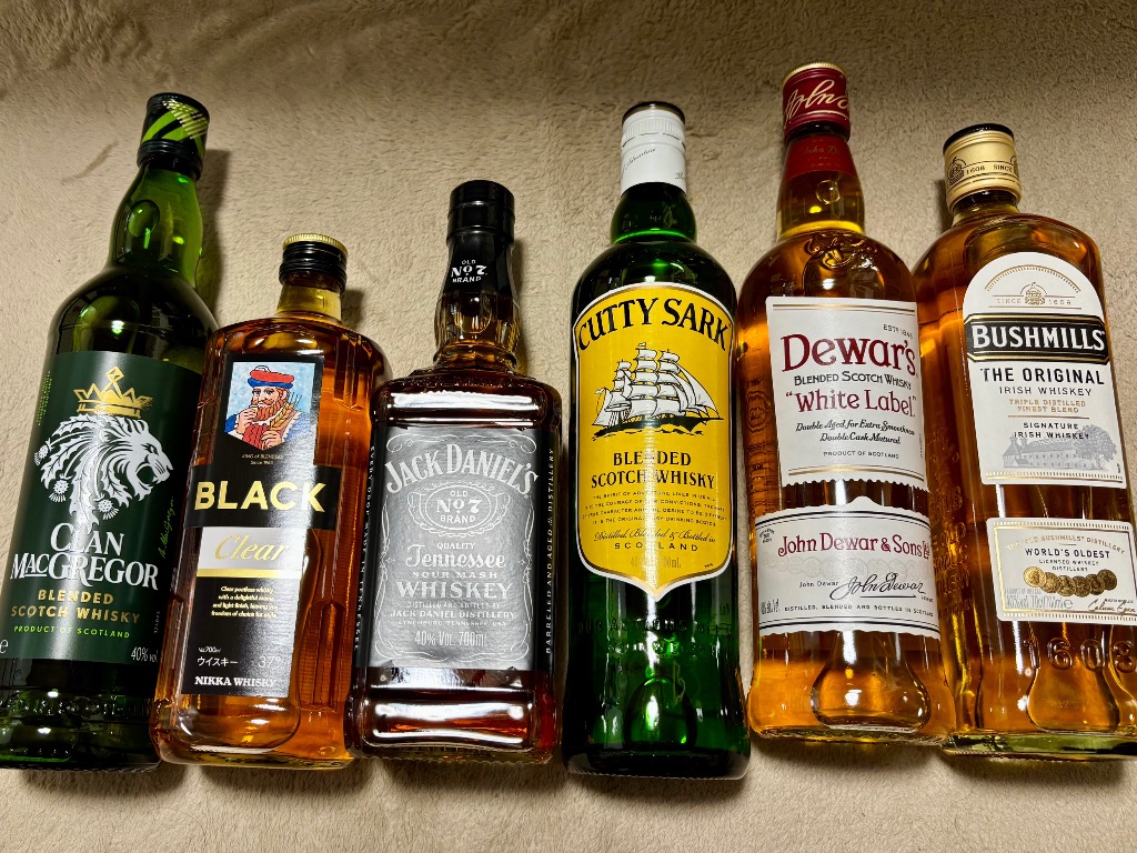 送料無料】ウイスキー飲み比べ6本セットD 国産ウイスキー スコッチ