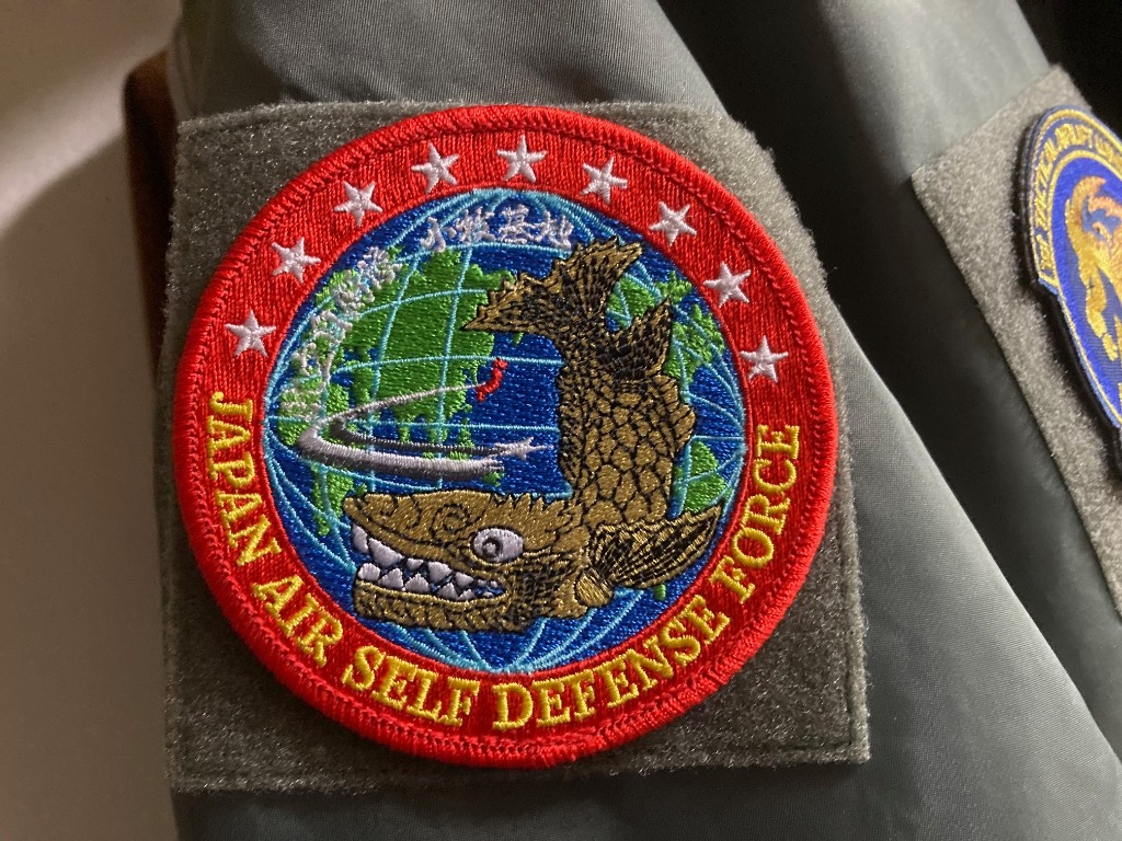 航空自衛隊 小牧基地 パッチ 刺繍 両面 ベルクロ 付き ワッペン