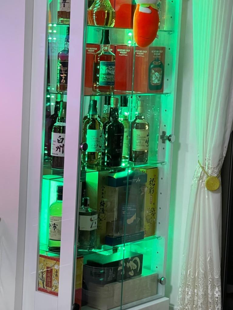 With Plan フィギュアケース コレクションケース LED 鍵 幅60