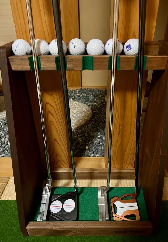 WOODWORKS パターラック 5本掛 (色：ブラウン) 木製 日本製