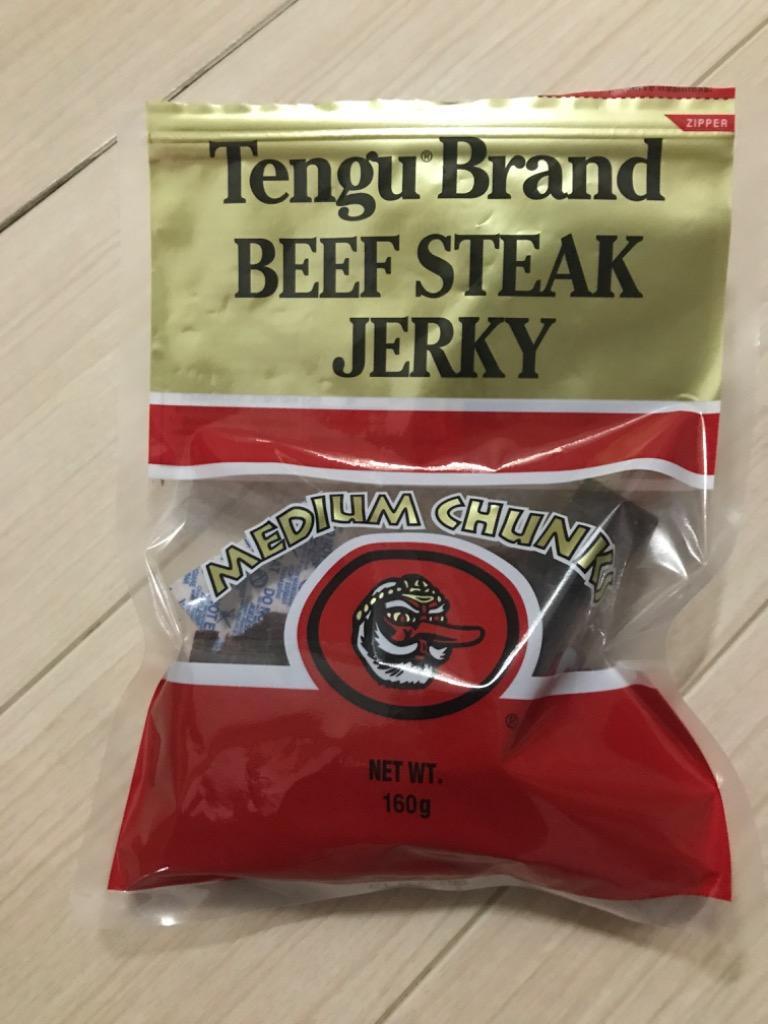 送料無料 テング ビーフステーキジャーキー ミディアムチャンク レギュラー 150g ×1個 ビーフジャーキー Beef Jerky  :2021426:ワールドコンタクト - 通販 - Yahoo!ショッピング