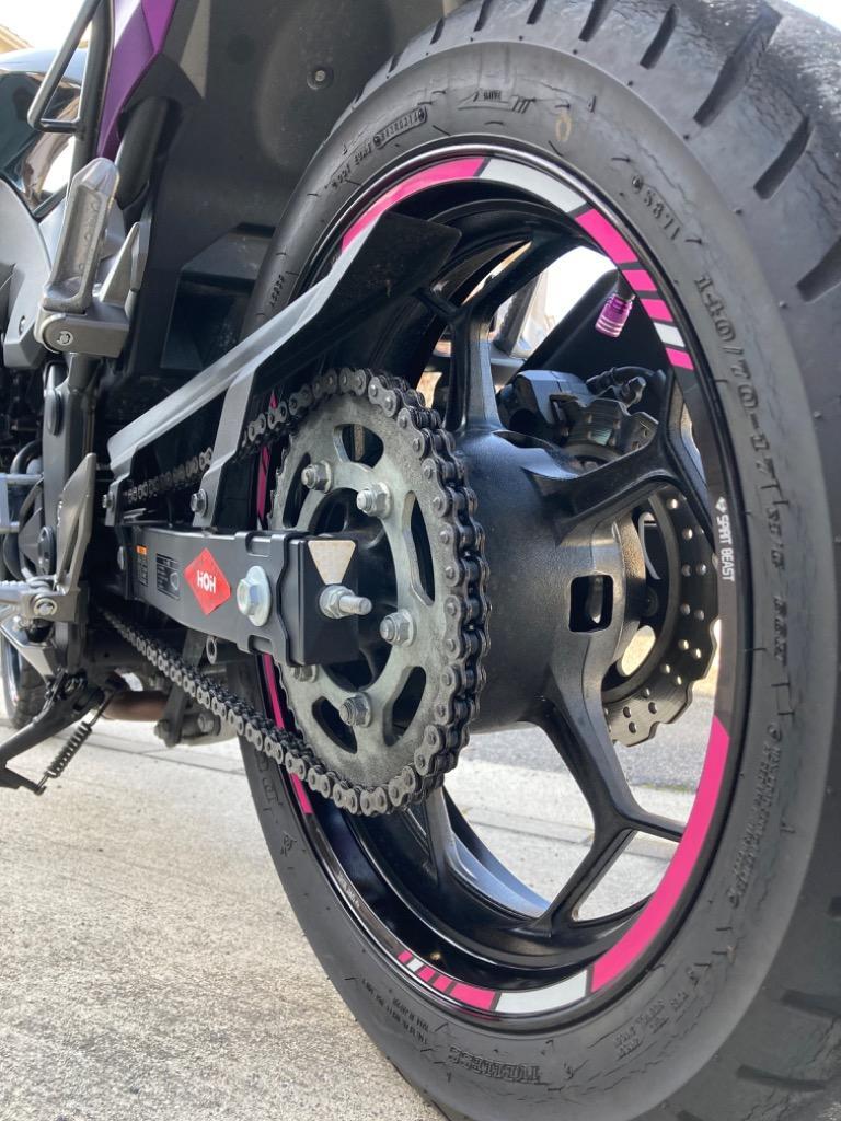 バイク オートバイ タイヤ ホイール リムステッカー 反射 セット