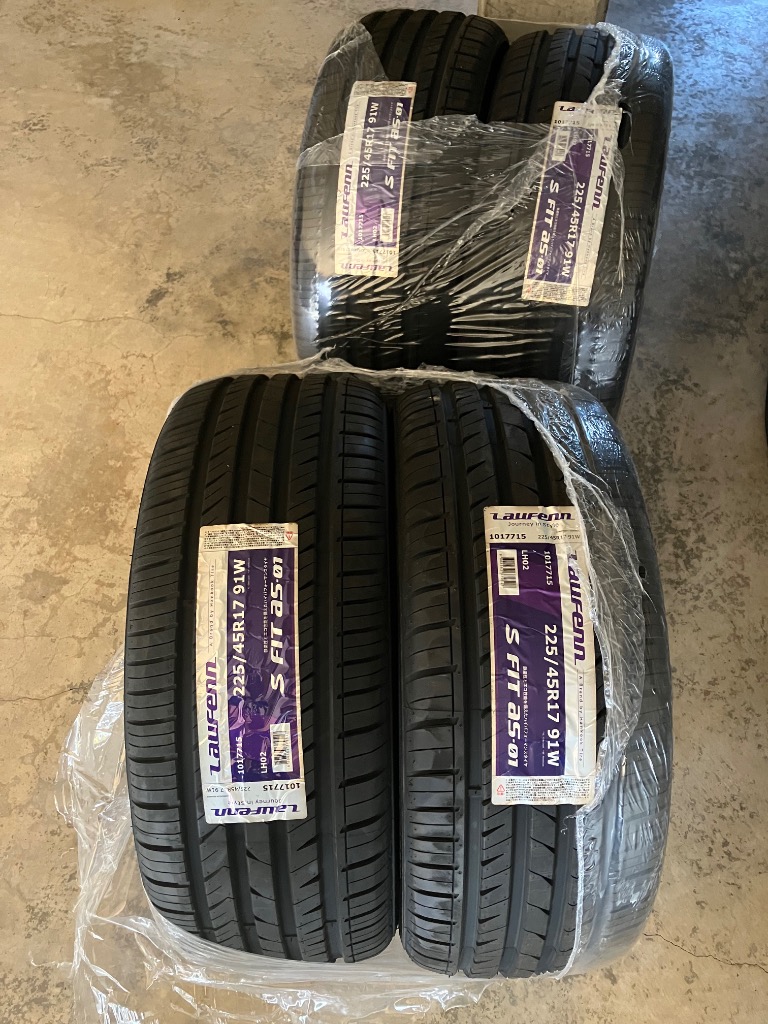 ハンコック（HANKOOK） 4本セット 225/45R17 91W Laufenn S Fit as-01