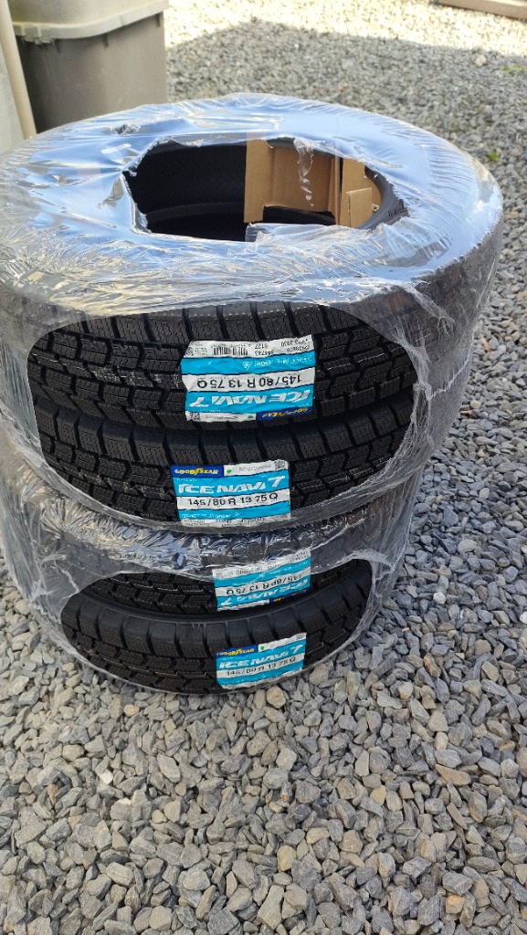 アイスナビ 7 4本セット 145/80R13 75Q グッドイヤー ICE NAVI