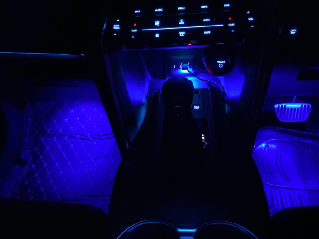 LED インナーランプ 2個セット フットランプ グローブボックス