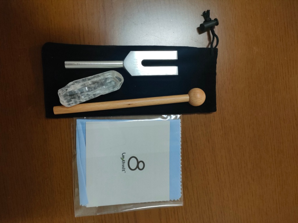 音叉 クリスタルチューナー 浄化 4点セット 4096hz 瞑想 水晶