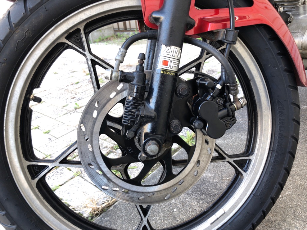 EN125 GN125-2F ブレーキ キャリパー ディスク ローター セット : xcs