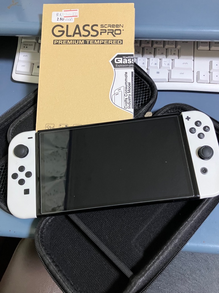 新型スイッチ キャリングケース 液晶保護 フィルムセット 携帯
