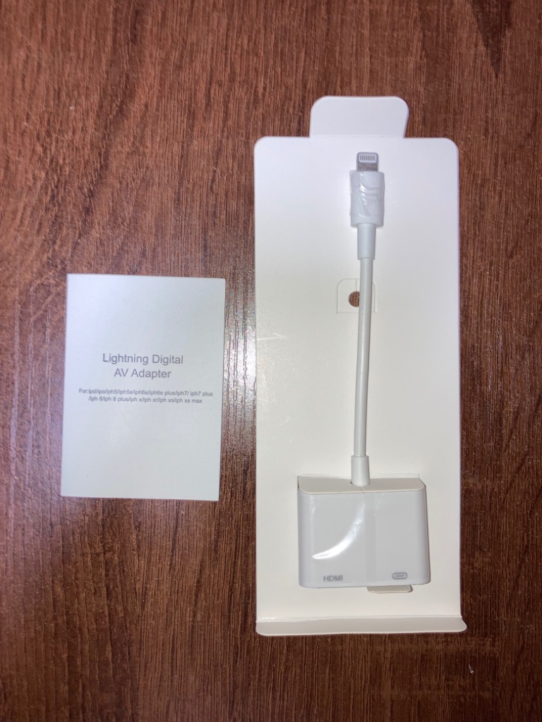 8]Lightning to HDMI 変換アダプター / 充電 動画再生 映像出力