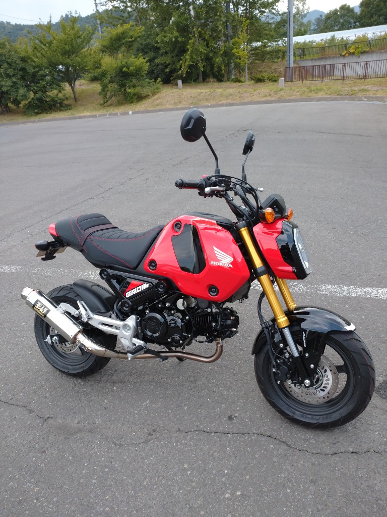 GROM グロム JC92 カスタムシート（ブラック） バイク : jl26p772a1 : エンデュランスYahoo!店 - 通販 -  Yahoo!ショッピング