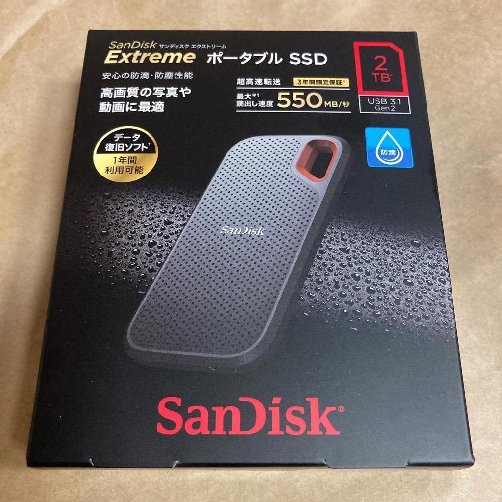 SanDisk SDSSDE60-2T00-J25 ［サンディスク エクストリーム ポータブル