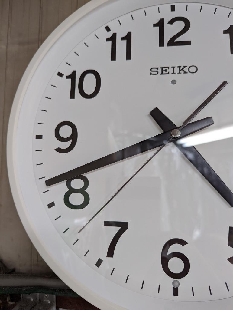 定価23000円　SEIKO セイコー　KX317W  壁掛け時計　ホワイト Amazon.co.jp: セイコークロック 掛け時計 オフィスタイプ 電波