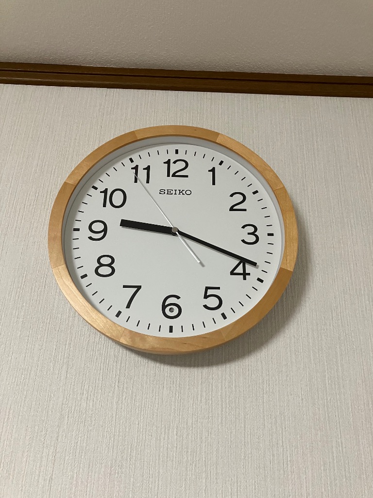 84)訳あり品 セイコー電波掛時計 SEIKO セイコー 電波掛け時計 スタンダード【KX249K】