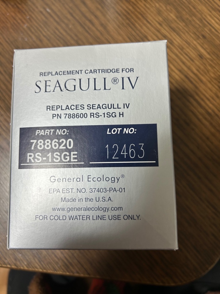 SEAGULL IV ELITE カートリッジ　ＲＳ-1SG E-M 未使用 シーガルフォー 交換カートリッジ RS-1SGE-M 浄水器用 オスネジ