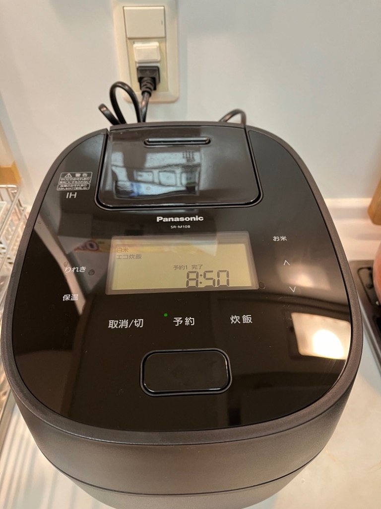 Panasonic Panasonic 可変圧力IHジャー炊飯器 SR-M10B-K Panasonic Panasonic 可変圧力IHジャー炊飯器 SR-M10B-K