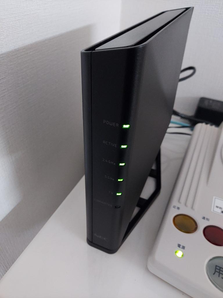 NEC 無線LANルーター(Wi-Fiルーター) Wi-Fi 6(ax)/ac/n/a/g/b 目安：〜4LDK/3階建 PA