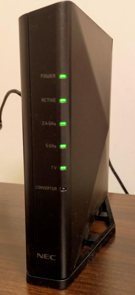 NEC 無線LANルーター(Wi-Fiルーター) Wi-Fi 6(ax)/ac/n/a/g/b 目安 
