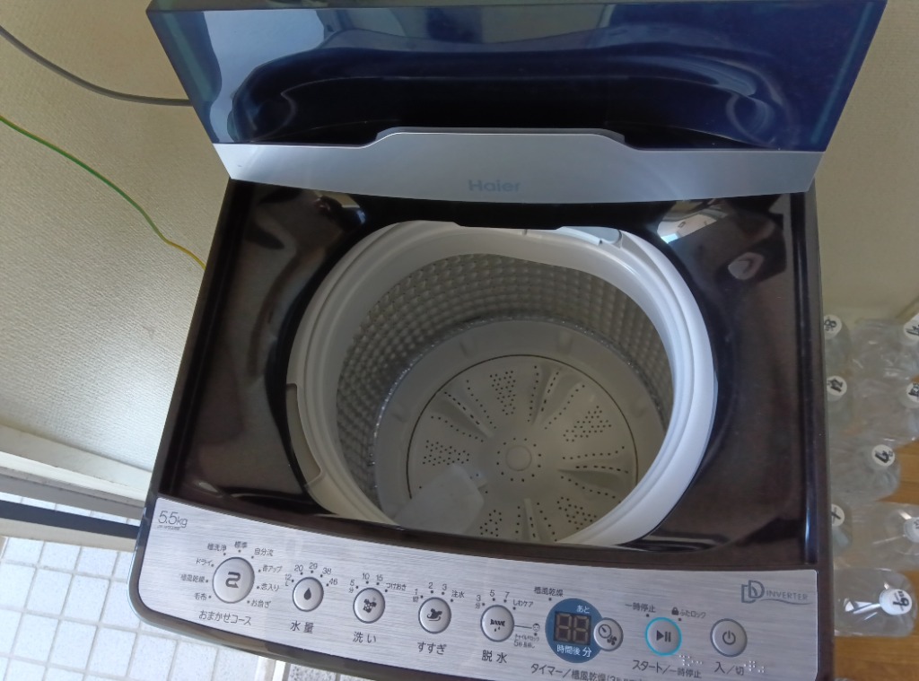 Haier URBAN CAFE SERIES 全自動洗濯機 JW-XP2CD55F-XK （ステンレスブラック） URBAN CAFE SERIES  洗濯機本体