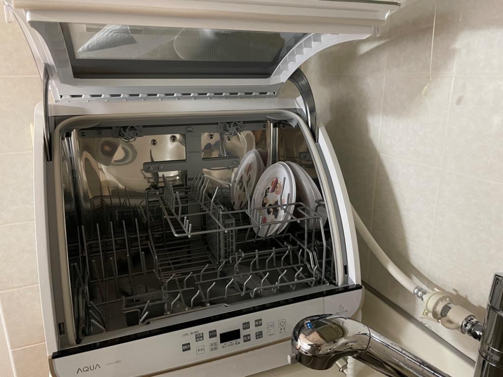 アクア AQUA 食器洗い機(送風乾燥機能付き) ホワイト ADW-GM3