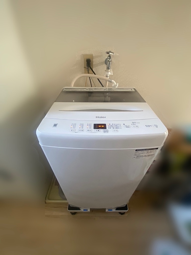 ハイアール 全自動洗濯機 洗濯5.5kg JW-U55B-W ホワイト（標準設置無料 
