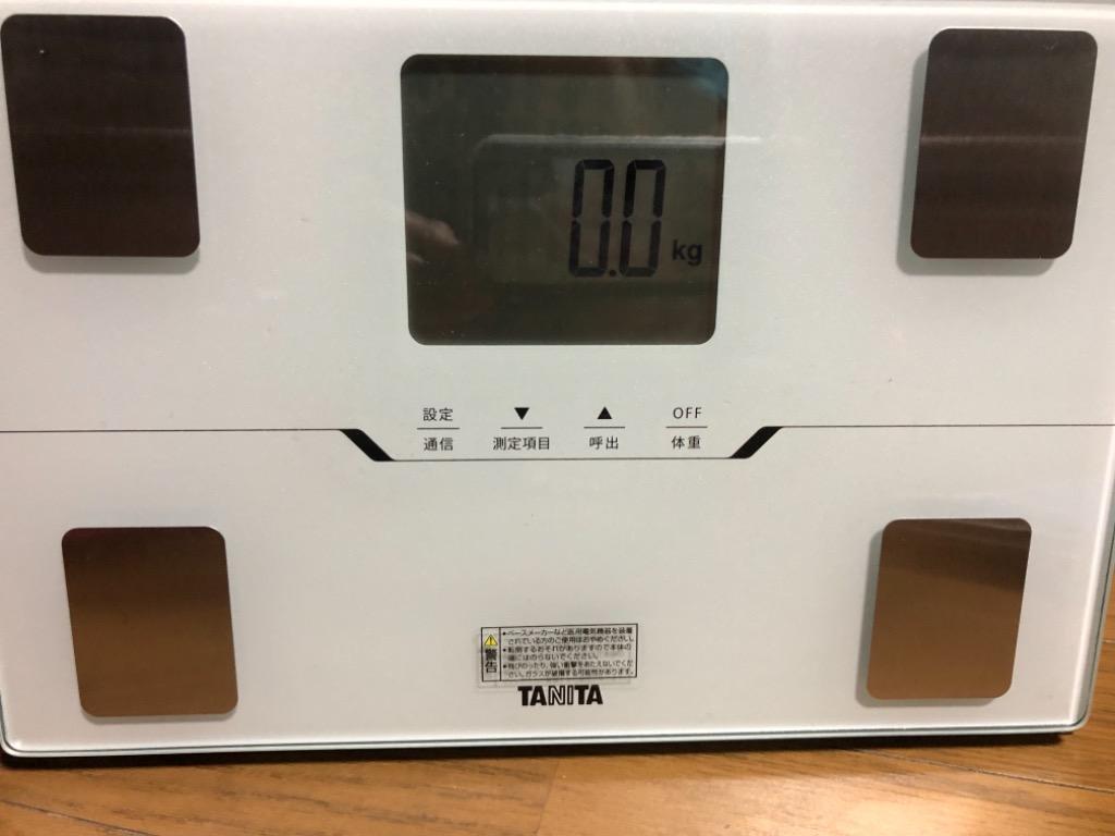 TANITA タニタ 体組成計 パールホワイト [スマホ管理機能あり