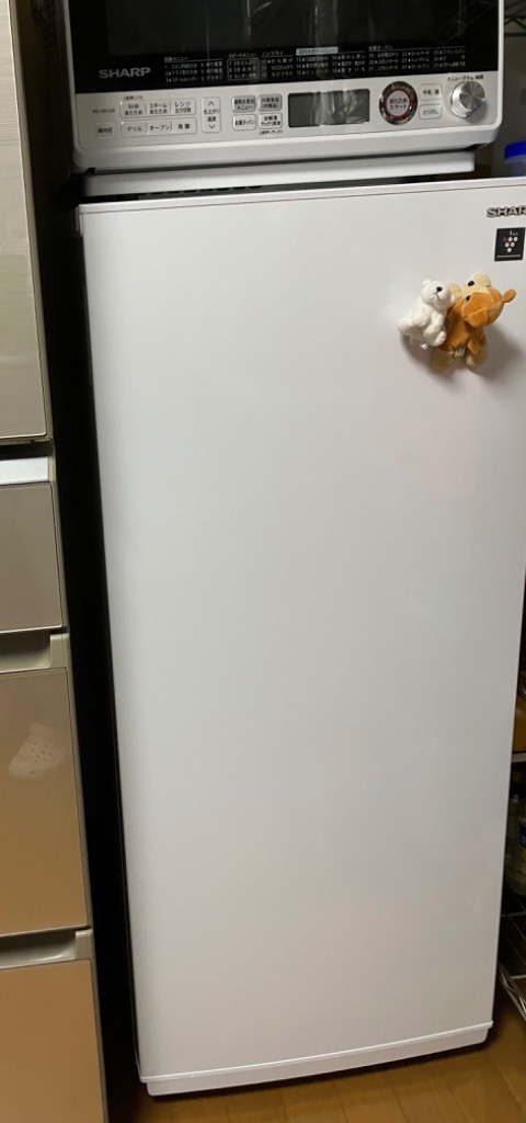 シャープ SHARP 冷凍庫 1ドア (冷凍・冷蔵 切り替え式) 前開き式 