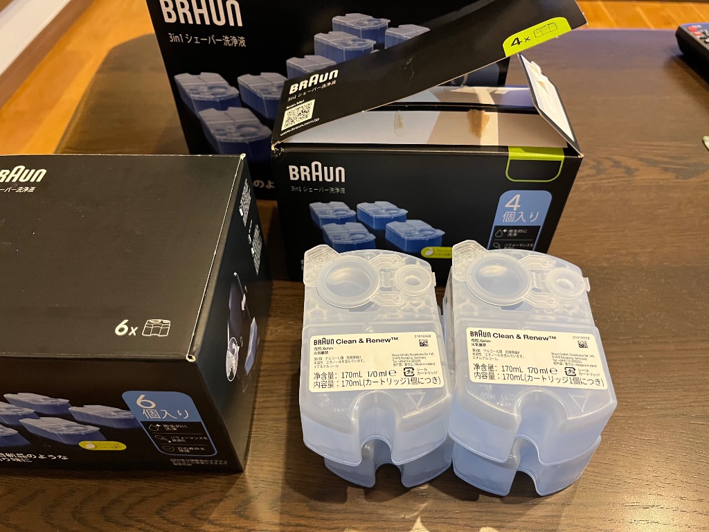 ブラウン BRAUN ブラウン シェーバー専用洗浄液 (10個入り) CCR10