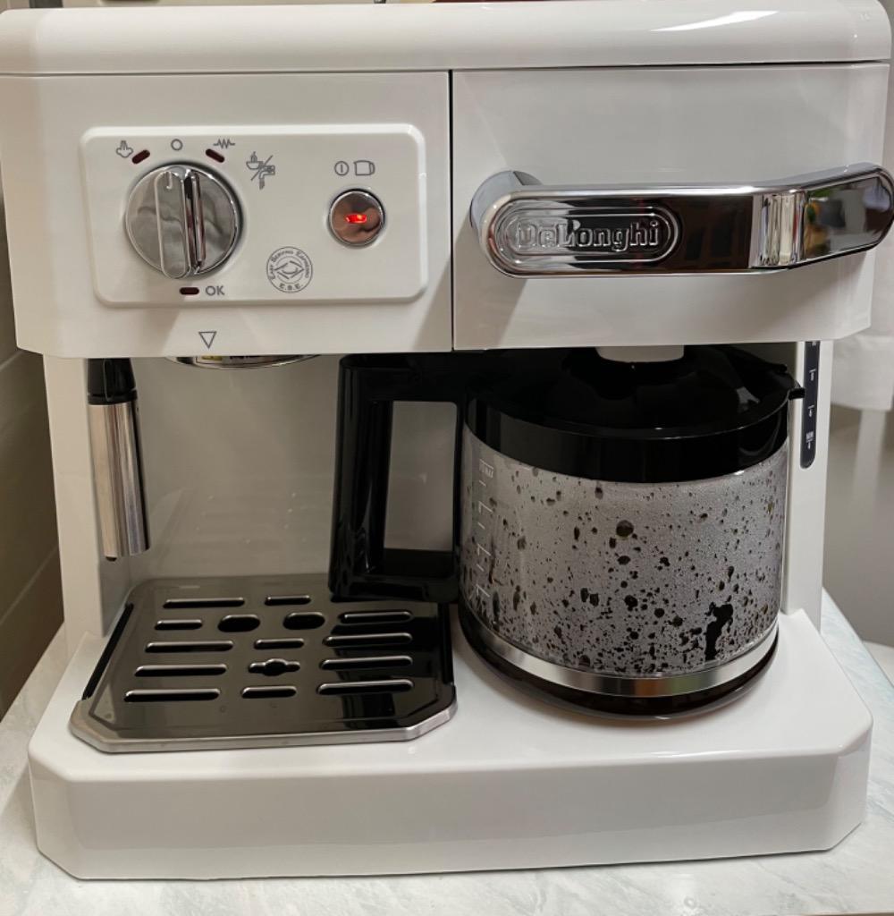 デロンギ コンビコーヒーメーカー BCO410J-W（ホワイト） 家庭用