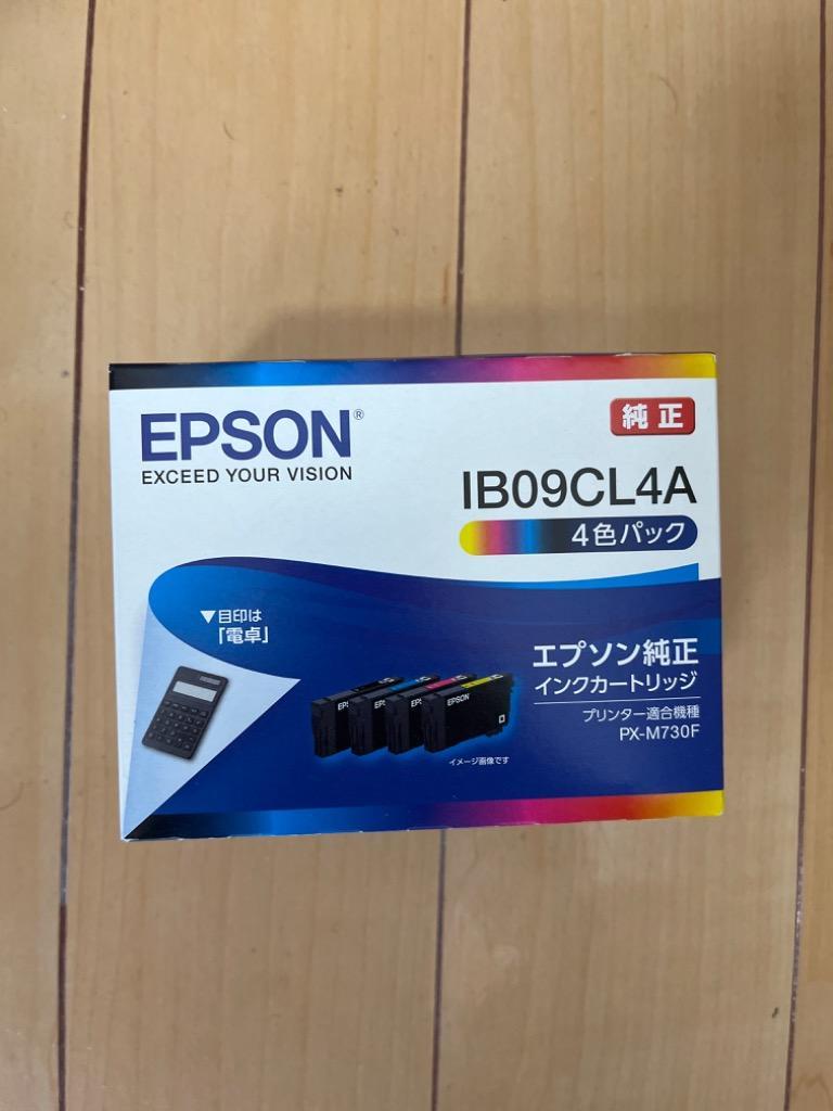 エプソン EPSON 純正インクカートリッジ 4色パック 標準インク IB09CL4A