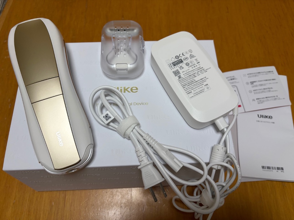 Ulike 脱毛器 本体と電源アダプター ULIKE Ulike Air 10 Max 光美容器 Ulike IPL アタッチメントキット付