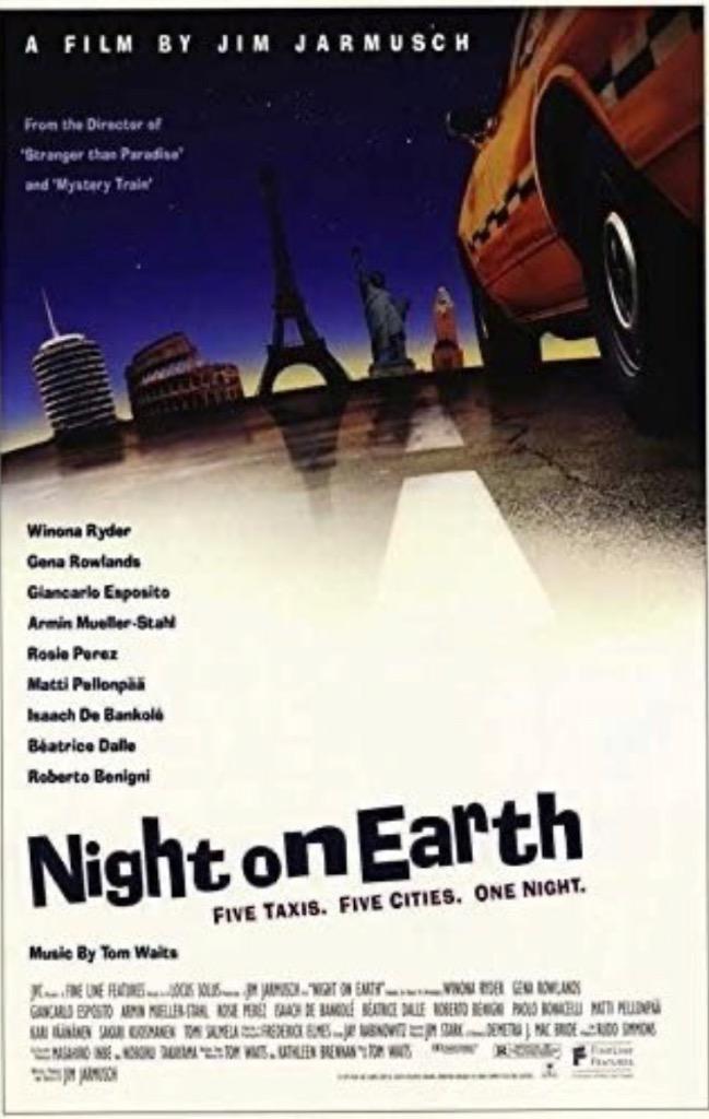 ナイトオンザプラネット ジムジャームッシュ監督 Night on Earth、直 