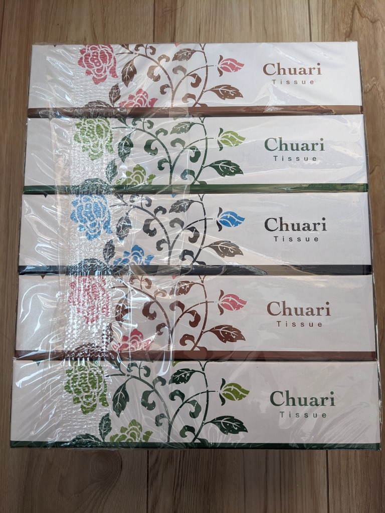 ふるさと納税 富士市 ボックスティッシュ Chuari 60箱(5箱×12P