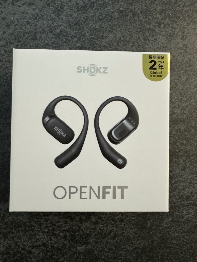 新品 未開封 Shokz OPENFIT SKZ-EP-000020 ブラック 売店 - イヤホン