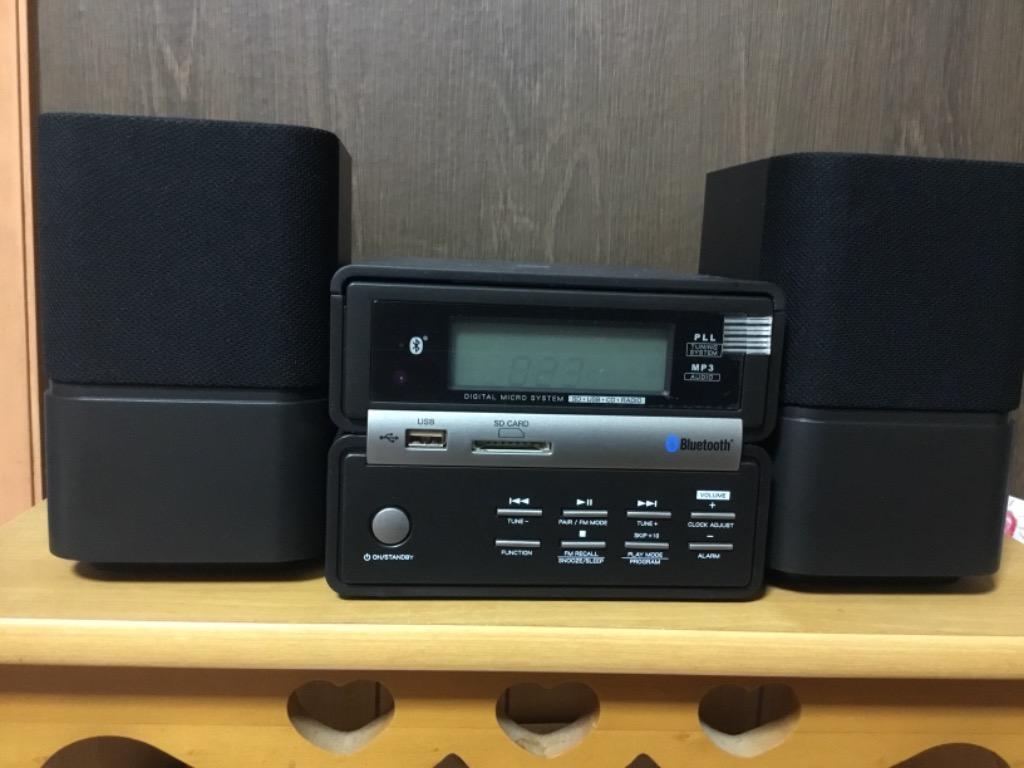 ORIGINAL BASIC ミニコンポ ブラック XR-BU30B ［Bluetooth対応 