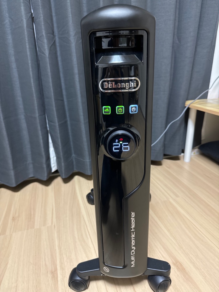 美品　デロンギ　マルチダイナミックヒーター　ピュアブラック　MDHS15-PB デロンギ マルチダイナミックヒーター ピュアブラック MDHS15PB