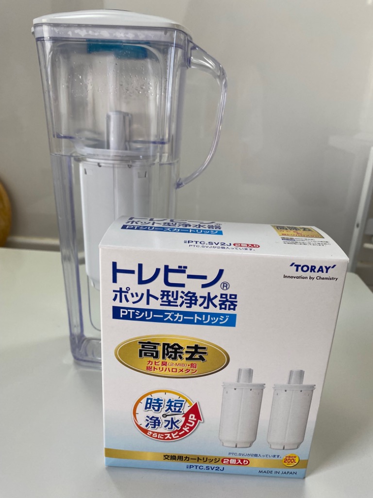 TORAY(東レ) PTC.SV2J ポット型浄水器交換用カートリッジ PT TORAY(東レ) PTC.SV2J ポット型浄水器交換用カートリッジ PT