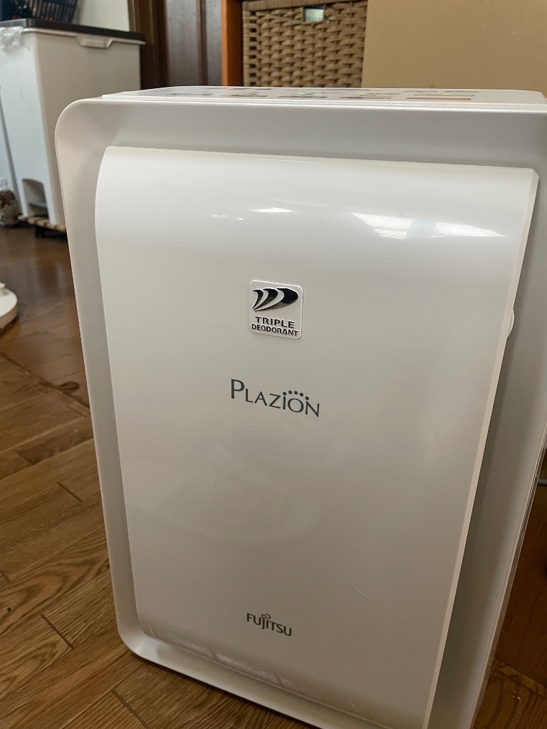 富士通 加湿除菌脱臭機 PLAZION ホワイト DAS-303R-W 脱臭機、消