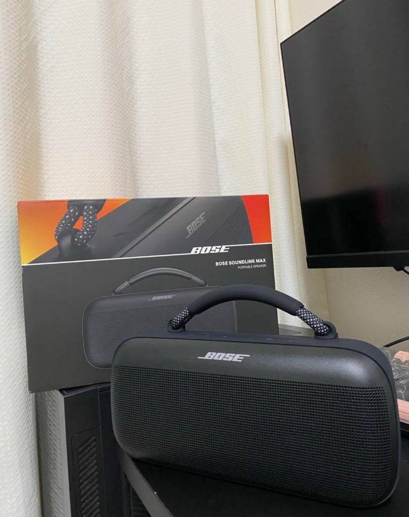 BOSE SOUNDLINK MAX ポータブルスピーカー ブラック レンタル] Bose SoundLink Max Portable Speaker ポータブル