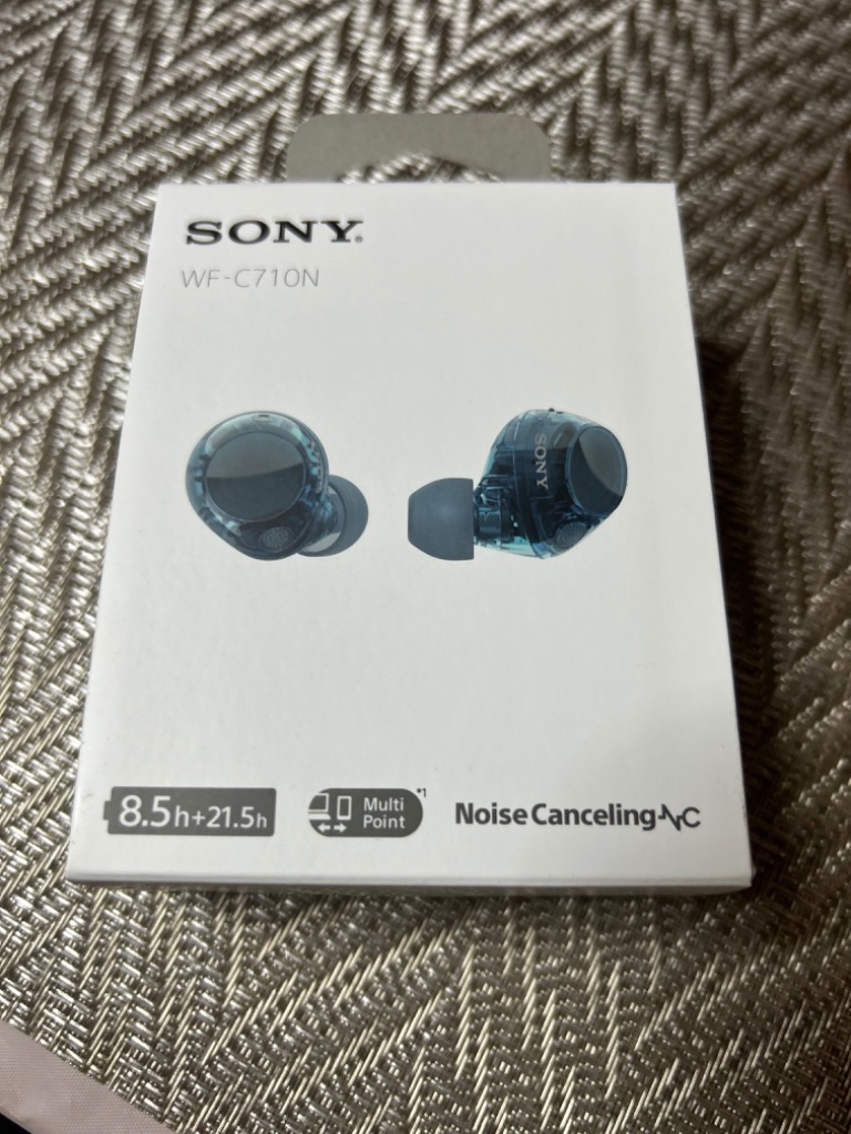 SONY ワイヤレスノイズキャンセリングステレオヘッドセット WF-C710N