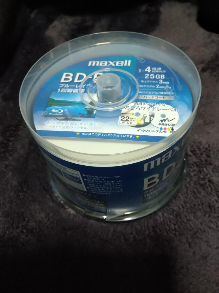 ヤマダデンキ】マクセル(Maxell) BRV25WPE50SP 録画用BD-R ひろびろ美白レーベルディスク 1-4倍 25GB 50枚  スピンドルケース :184658011:ヤマダデンキ Yahoo!店 - 通販 - Yahoo!ショッピング