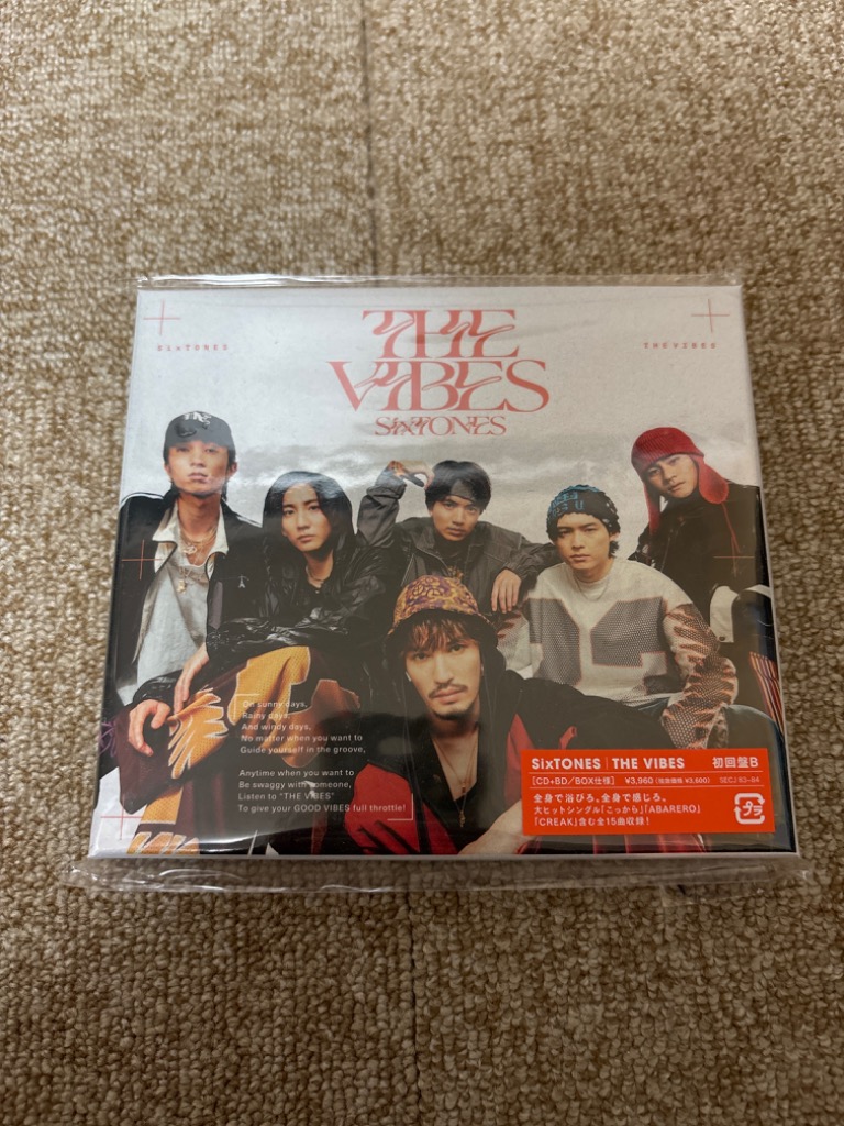 【CD】SixTONES ／ THE VIBES(初回盤B)(Blu-ray Disc付)