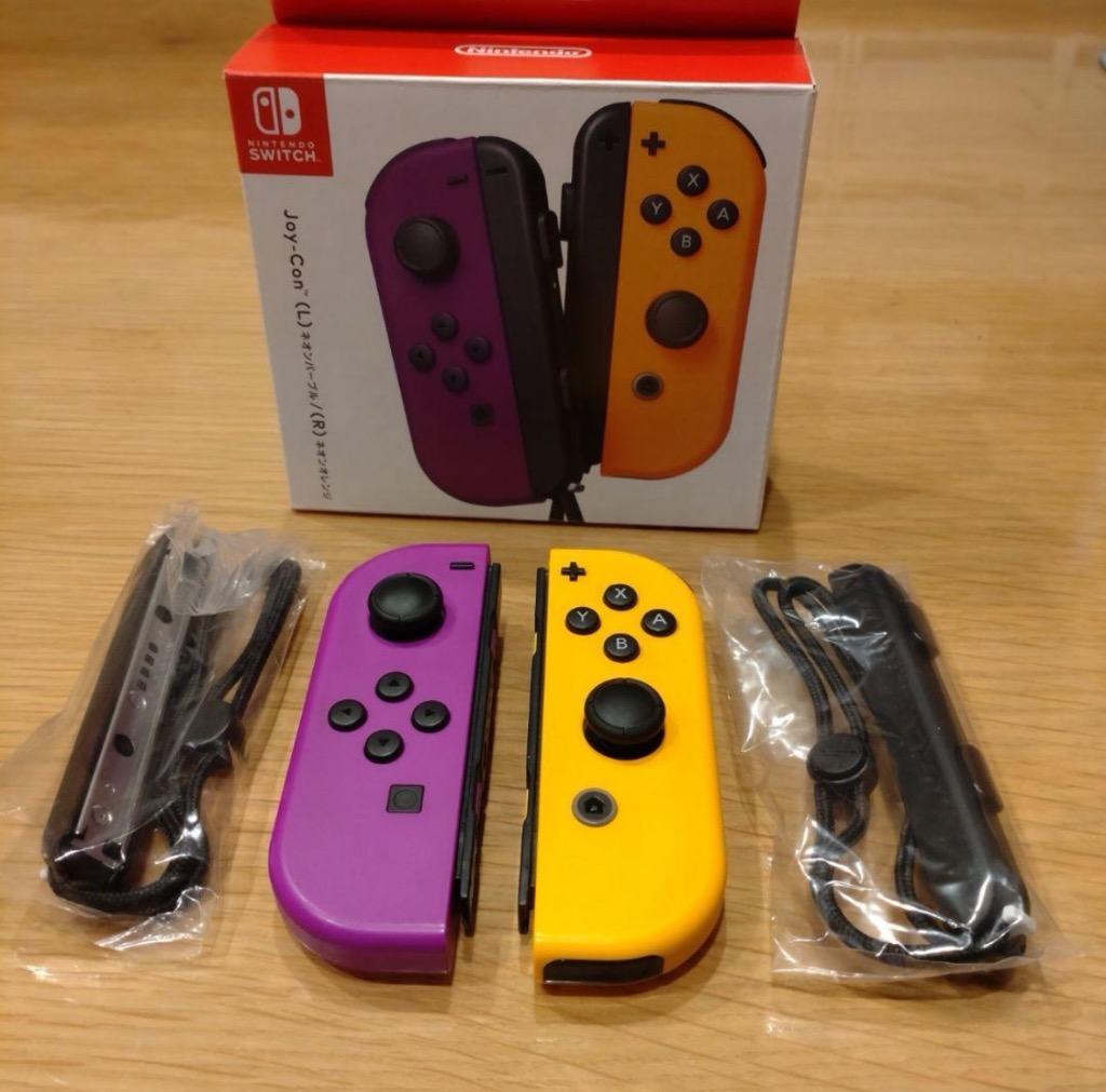 Joy-Con(L) ネオンパープル／(R) ネオンオレンジ HAC-A-JAQAA