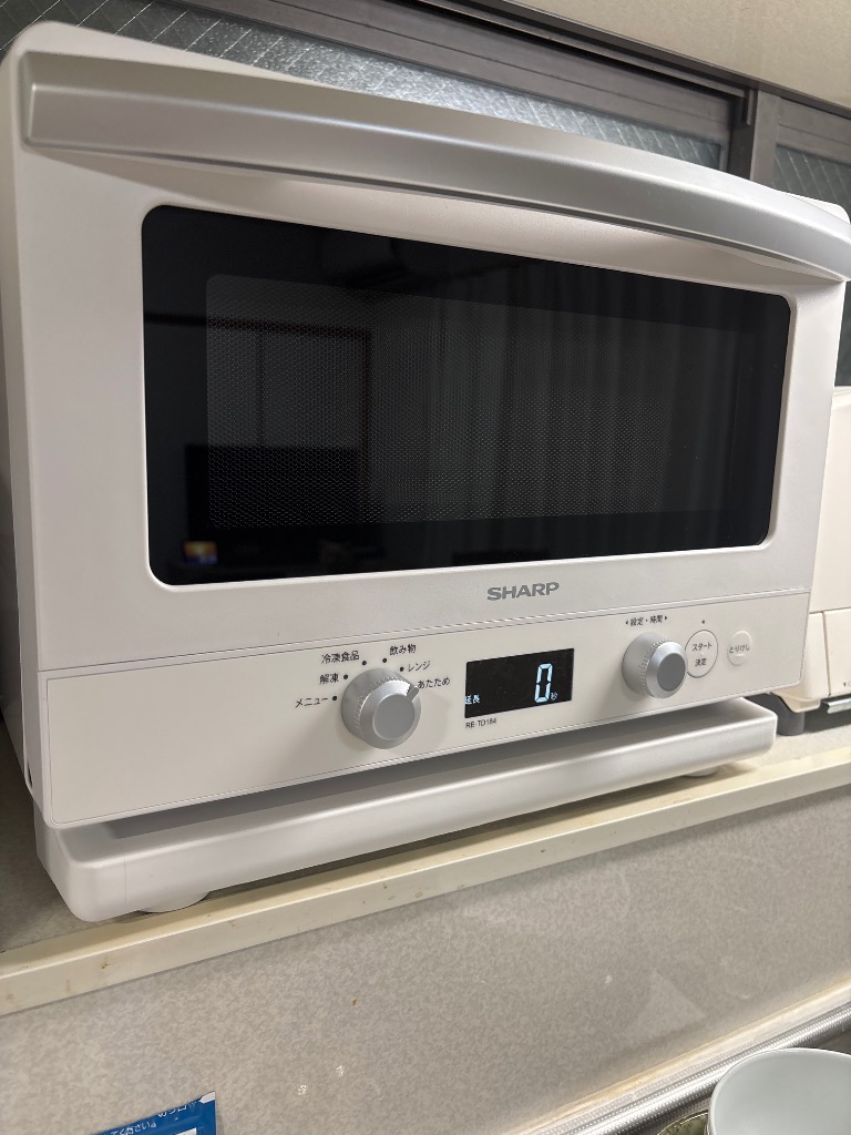 シャープ RE-TD184-W 単機能レンジ 18L ホワイト : ヤマダデンキ