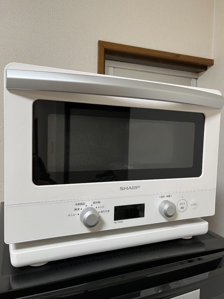 シャープ RE-TD184-W 単機能レンジ 18L ホワイト : ヤマダデンキ