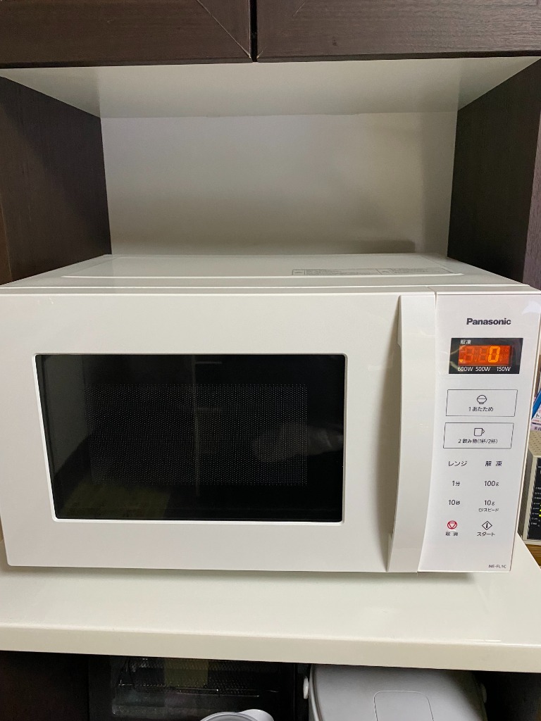 パナソニック NE-FL1C-W 単機能レンジ 22L 50・60Hz ホワイト